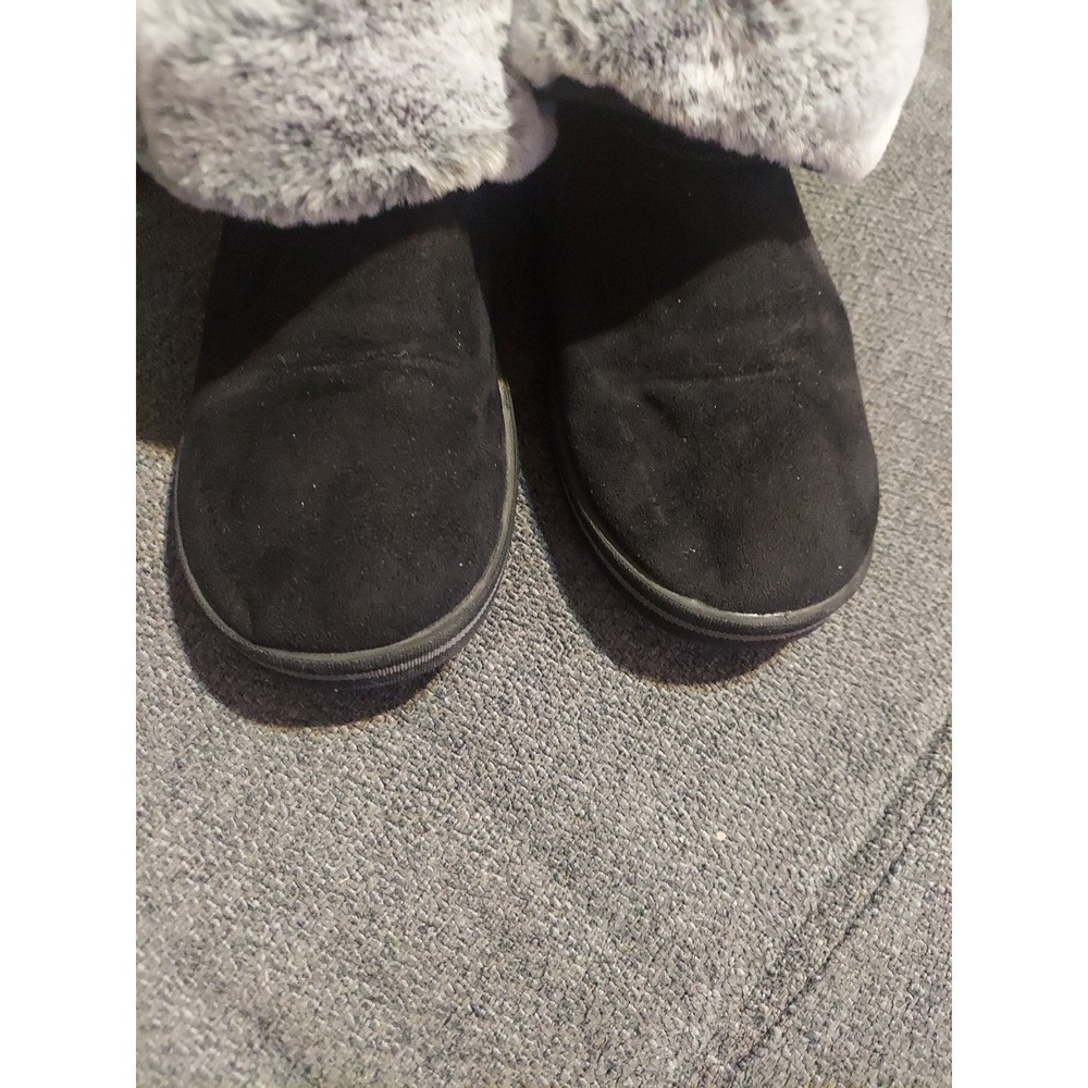 Skechers Cozy Campfire Slipper Boots with Faux Fur - Meant to Be Black 6 Medium